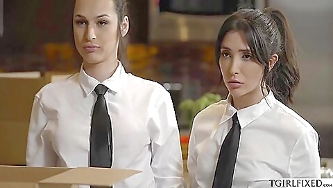 Busty shemale 18+ with small tits and titted ass 18+