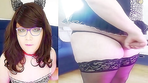 Busty brunette amateur with a round ass is creampie